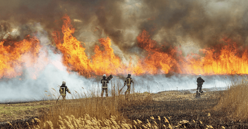 Incendio agrícola detectado y notificado a través de Isidro